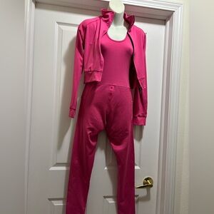 Pink Jumpsuit with Jacket